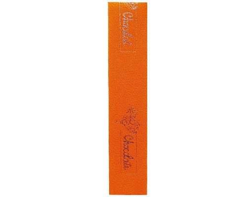 Ribanbel  Heart Graphic  Orange/Silver